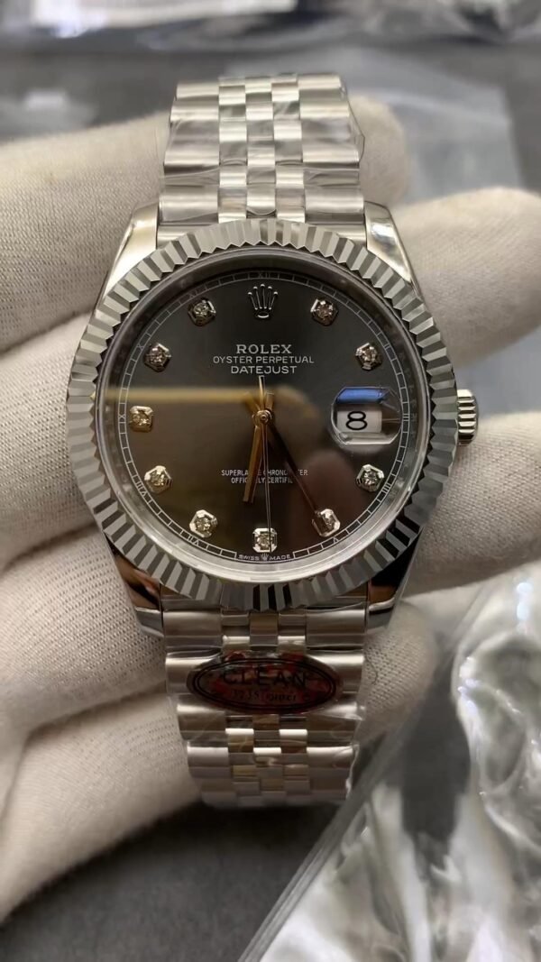 [Delivery actual shooting] C Factory - Rolex Datejust series, 41 size, replica of counter 3235 automatic mechanical movement, super replicated wristwatch - Image 2