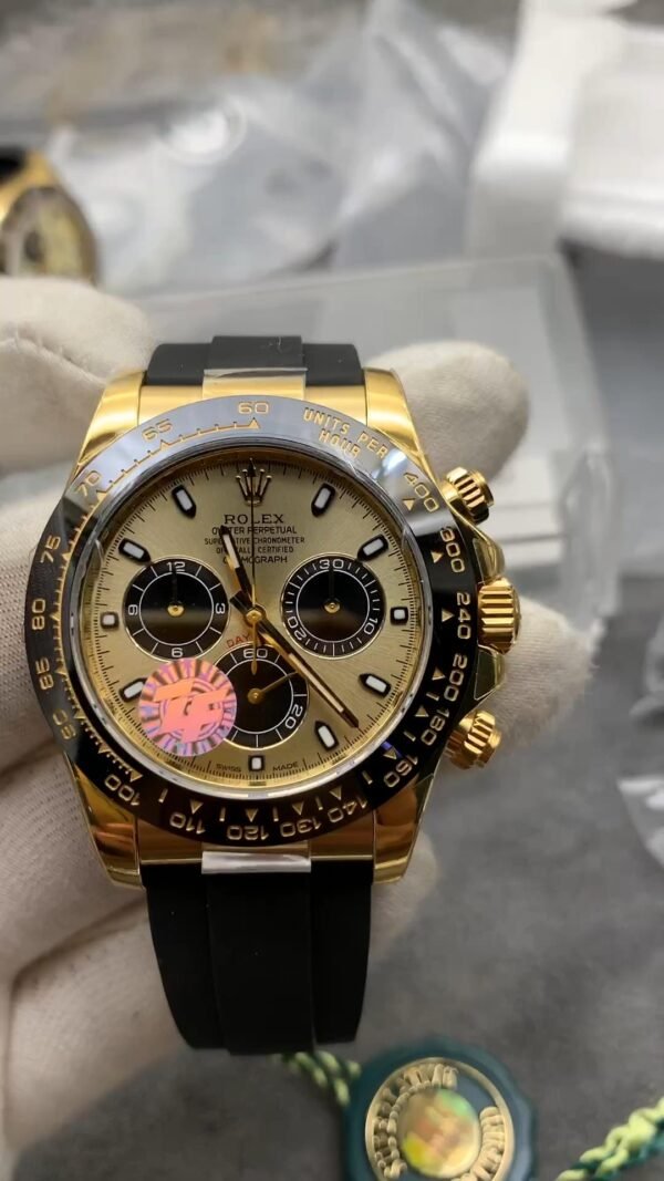 APS Factory Hot Sale - Rolex Cosmograph Daytona Series (Weighted Version) 【The weight is the same as that of the counter】 4130 movement, 904 steel, 40 size, super cloned wristwatch - Delivery actual shooting - Image 3