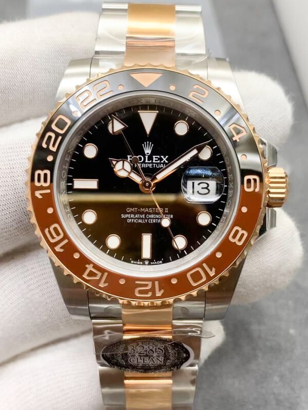 C Factory - Rolex GMT-Master II series, GMT Coke Bezel series, 3285 movement, 904 steel, 40 size, men's watch, replicated wristwatch - Delivery actual shooting