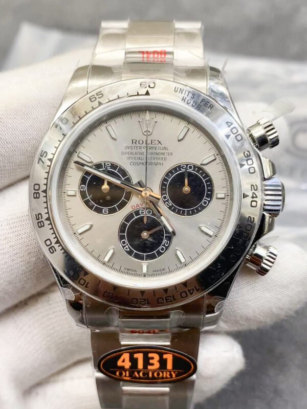 QF Factory - Rolex Cosmograph Daytona Series (V5 Weighted Version) [The weight is the same as the counter] 4131 movement, 904 steel, 40 size, top-level replicated wristwatch - Delivery actual shooting