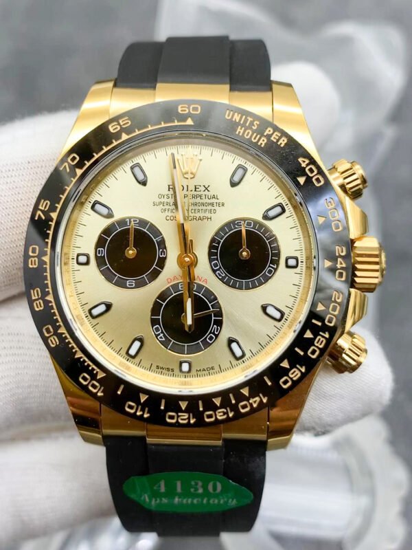 APS Factory Hot Sale - Rolex Cosmograph Daytona Series (Weighted Version) [The weight is the same as the counter] 4130 movement, 904 steel, 40 size, men's watch, top-level replicated wristwatch - Delivery actual shooting