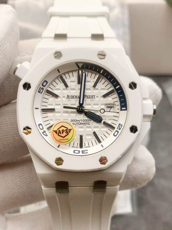 Audemars Piguet - Royal Oak 15707 All Ceramic Case, Produced by APS Factory, Top-level Replicated Wristwatch (Delivery Actual Shooting)