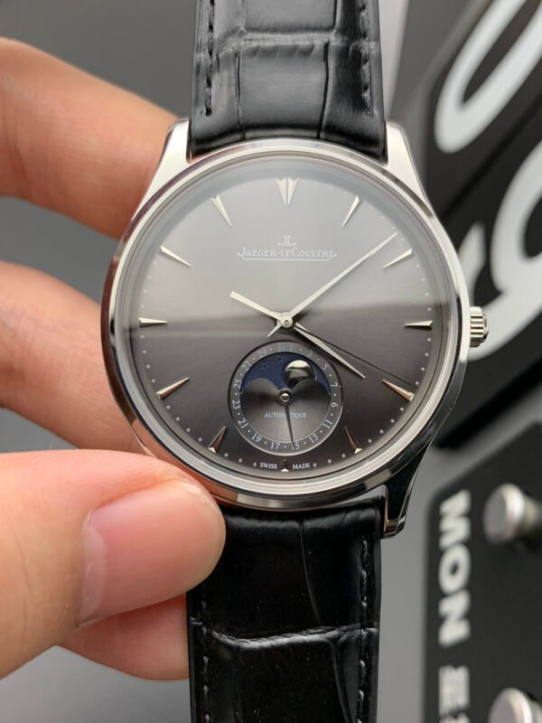Jaeger-LeCoultre Master Series 136255J Watch One-to-One Super A Replicated High Imitation Watch [ZF's Thick Accumulation "Thin" Release, Annual Masterpiece, Master Series with Moon Phase]