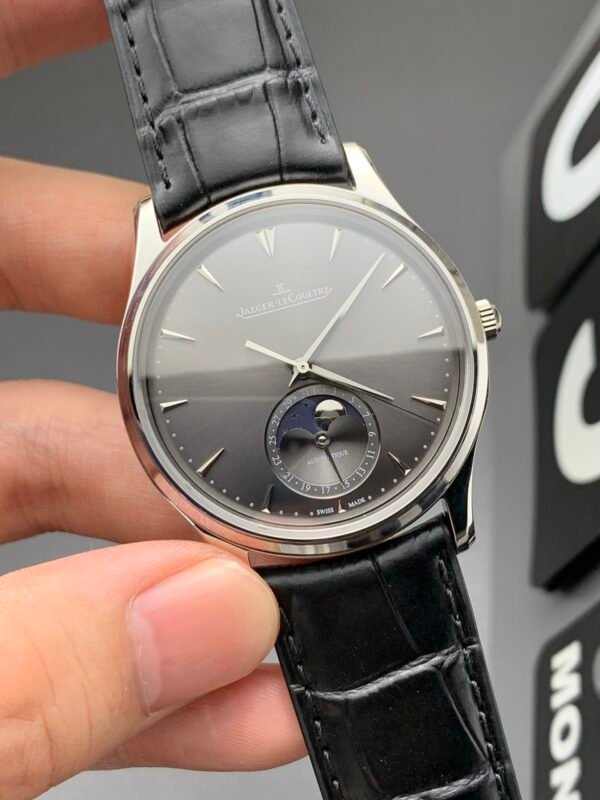 Jaeger-LeCoultre Master Series 136255J Watch One-to-One Super A Replicated High Imitation Watch [ZF's Thick Accumulation "Thin" Release, Annual Masterpiece, Master Series with Moon Phase] - Image 5