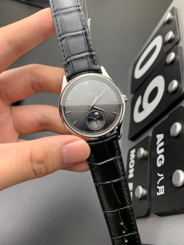 Jaeger-LeCoultre Master Series 136255J Watch One-to-One Super A Replicated High Imitation Watch [ZF's Thick Accumulation "Thin" Release, Annual Masterpiece, Master Series with Moon Phase] - Image 6