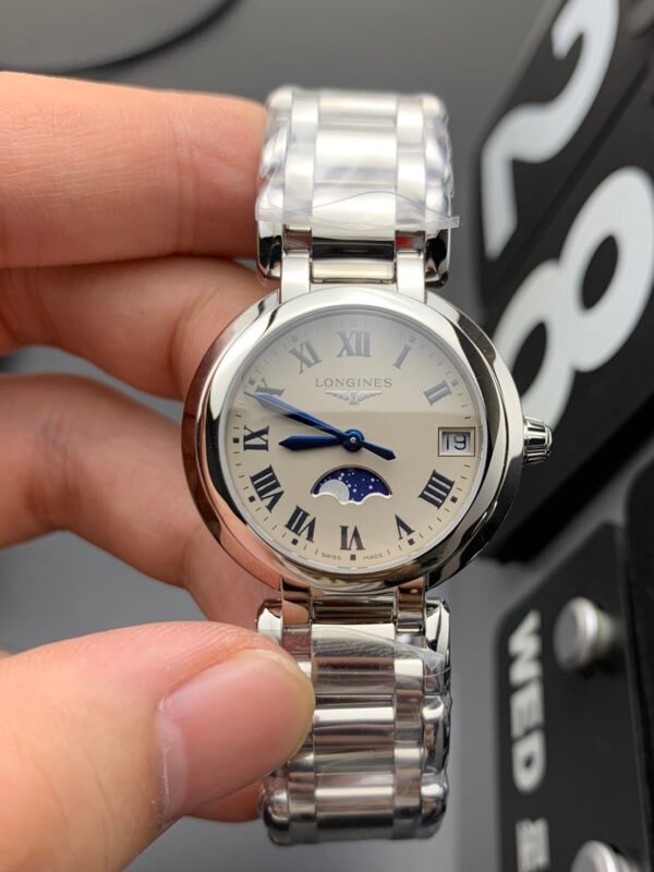 Longines GS Heartfelt Moon Phase, Ladies' Watch, Top-level Clone Wristwatch, Delivery Actual Shooting