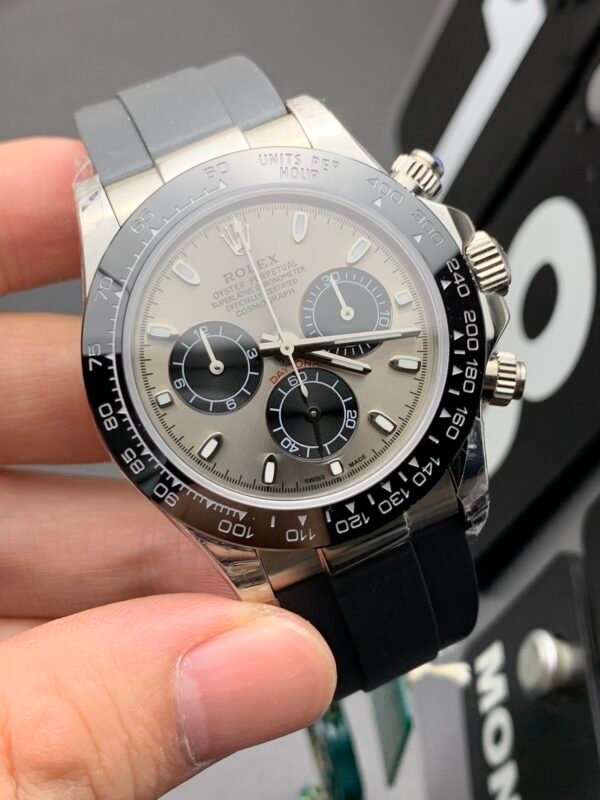 Rolex Cosmograph Daytona Top-level Replicated High Imitation Cement Gray Wristwatch - Image 4