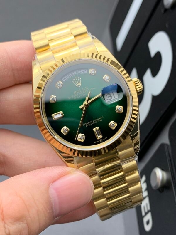 Rolex Datejust Series Day-Date Blue Turquoise 1:1 Replicated High Imitation Watch, Wristwatch - Image 6