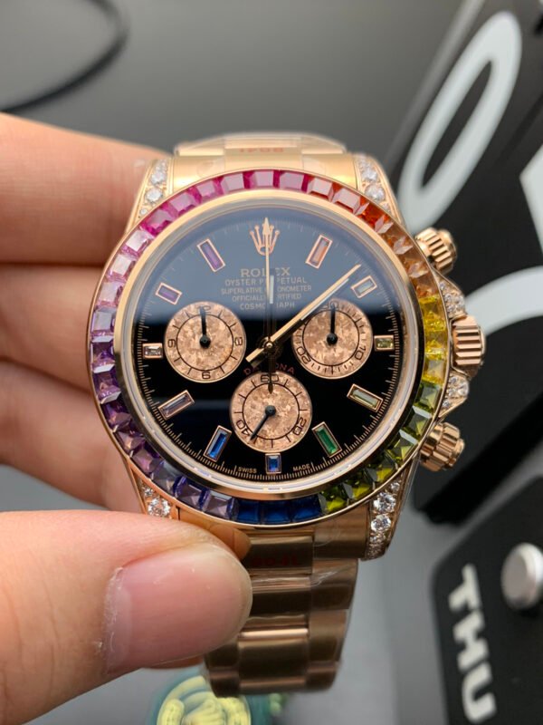 Rolex Cosmograph Daytona Series Diamond-set, Top-level Replicated Wristwatch (Delivery Actual Shooting)