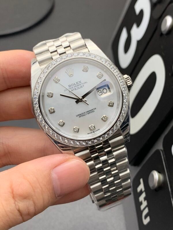 Rolex Datejust Series Day-Date Diamond-set 1:1 Replicated High Imitation Watch, Wristwatch - Image 2