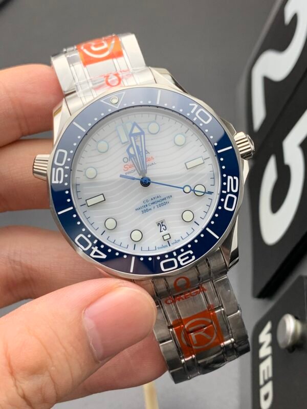 Omega Seamaster 300 Series, Winter Olympics, Top-level 1:1 Replicated Clone Wristwatch (Video Review and Actual Shooting) - Image 6