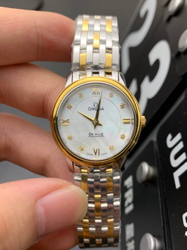 Omega De Ville Series, Quartz, Ladies' Version, Top-level 1:1 Replicated Clone Wristwatch (Video Review and Actual Shooting)