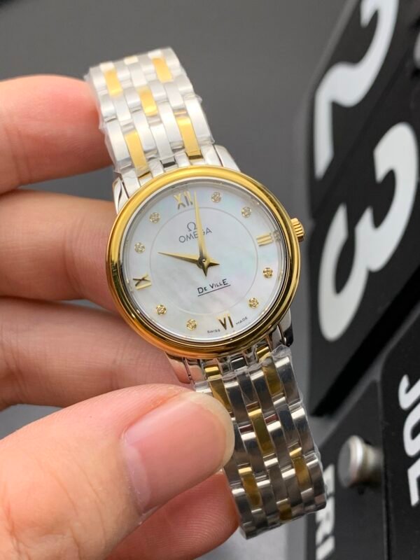 Omega De Ville Series, Quartz, Ladies' Version, Top-level 1:1 Replicated Clone Wristwatch (Video Review and Actual Shooting) - Image 4