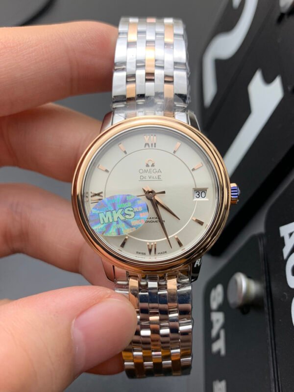 Omega De Ville Series, Quartz, Ladies' Version, Top-level 1:1 Replicated Clone Wristwatch (Video Review and Actual Shooting)
