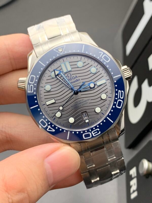 Omega Seamaster 300 Series, Winter Olympics, Top-level 1:1 Replicated Clone Wristwatch (Video Review and Actual Shooting) - Image 6