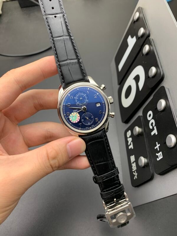 IWC Chronograph, Top-level 1:1 Replicated Clone Wristwatch (Video Review and Actual Shooting) - Image 6