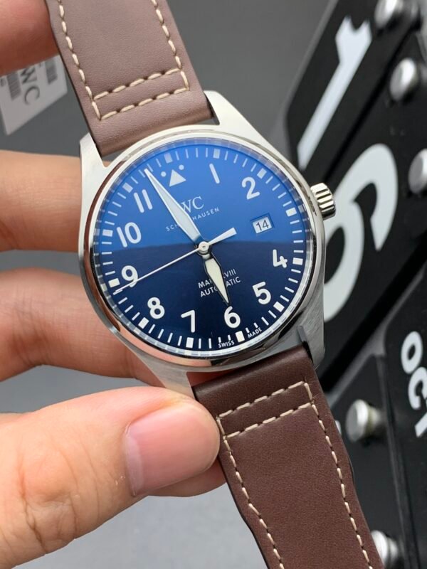 IWC Mark 18 belongs to the Pilot's Series, Top-level 1:1 Replicated Clone Wristwatch (Video Review and Actual Shooting) - Image 6