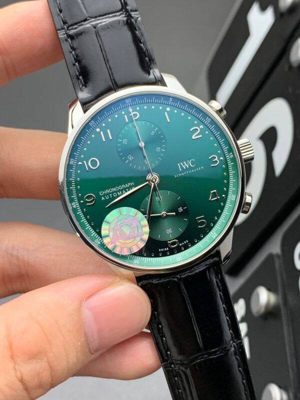 IWC Portuguese Series, Chronograph, Top-level 1:1 Replicated Clone Wristwatch (Video Review and Actual Shooting) - Image 5
