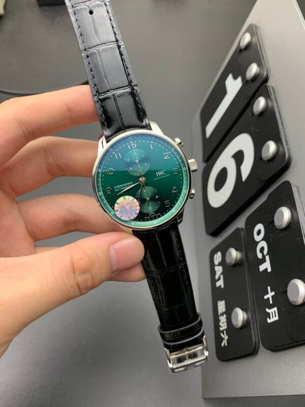 IWC Portuguese Series, Chronograph, Top-level 1:1 Replicated Clone Wristwatch (Video Review and Actual Shooting) - Image 6