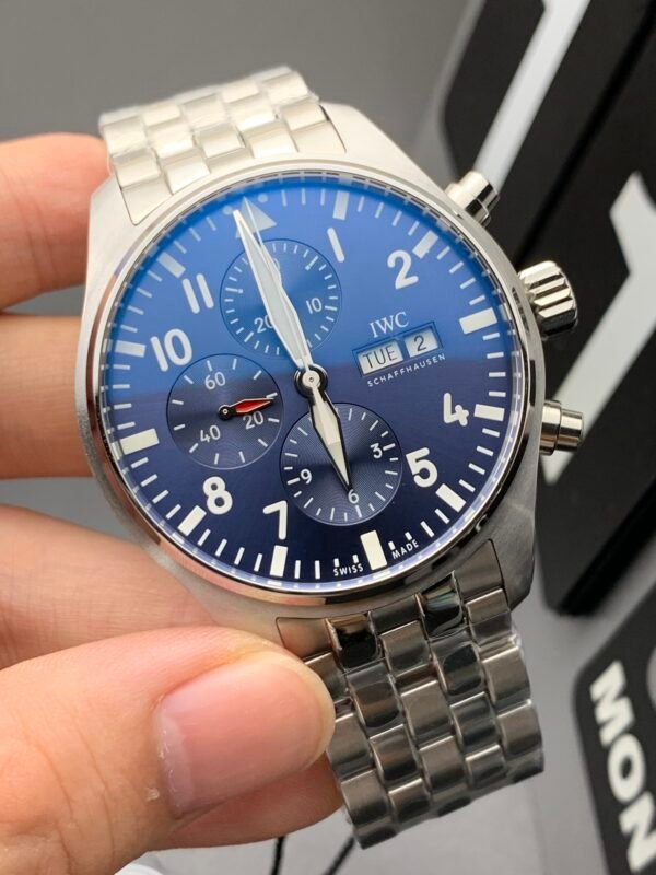 IWC Pilot's Series, Chronograph, Top-level 1:1 Replicated Clone Wristwatch (Video Review and Actual Shooting) - Image 5