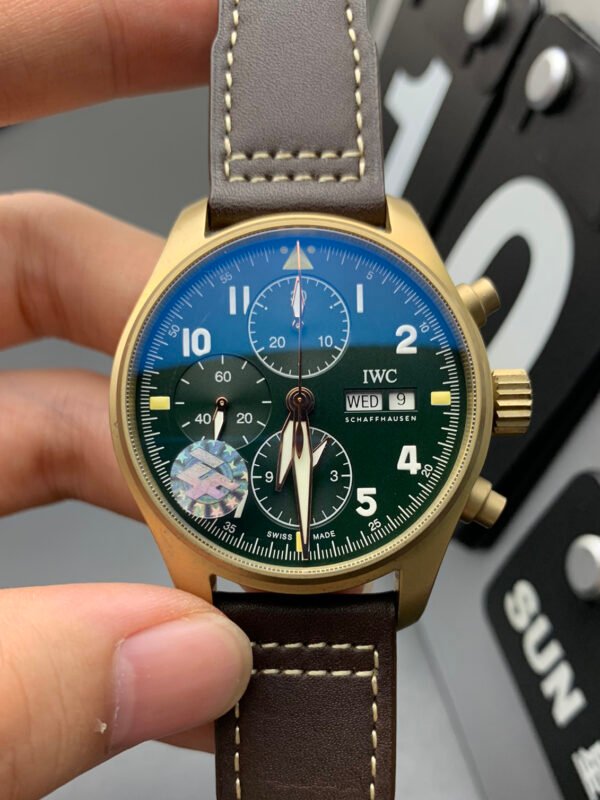 IWC Pilot's Series, Bronze, Chronograph, Top-level 1:1 Replicated Clone Wristwatch (Video Review and Actual Shooting)
