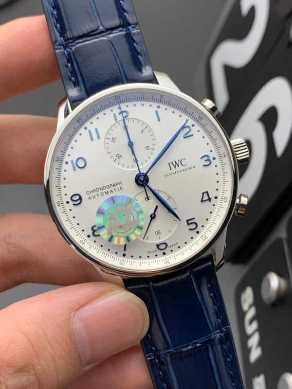 IWC Portuguese Series, Chronograph, Top-level 1:1 Replicated Clone Wristwatch (Video Review and Actual Shooting) - Image 5
