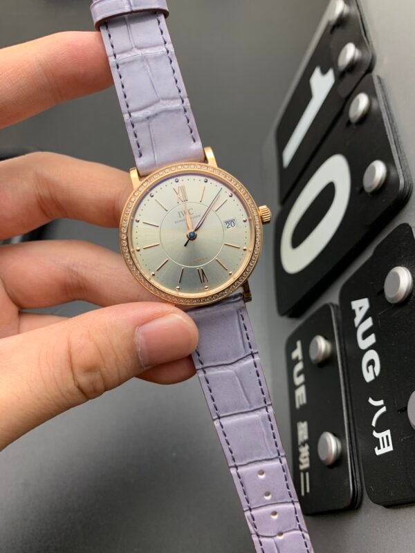 IWC Portofino Series, Diamond-set Women's Style, Top-level 1:1 Replicated Clone Wristwatch (Video Review and Actual Shooting) - Image 6