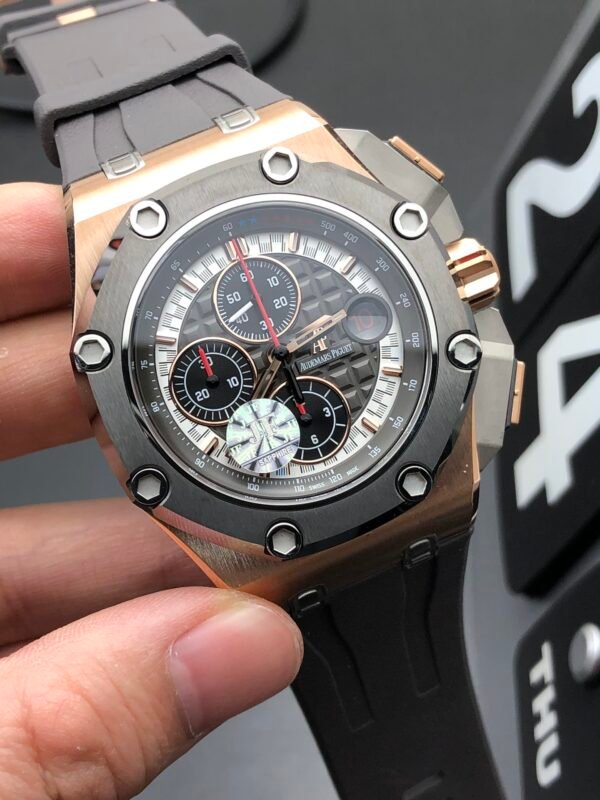 Audemars Piguet Royal Oak Offshore Series, Schumacher, Top-level 1:1 Replicated Clone Wristwatch (Video Review and Actual Shooting) - Image 4