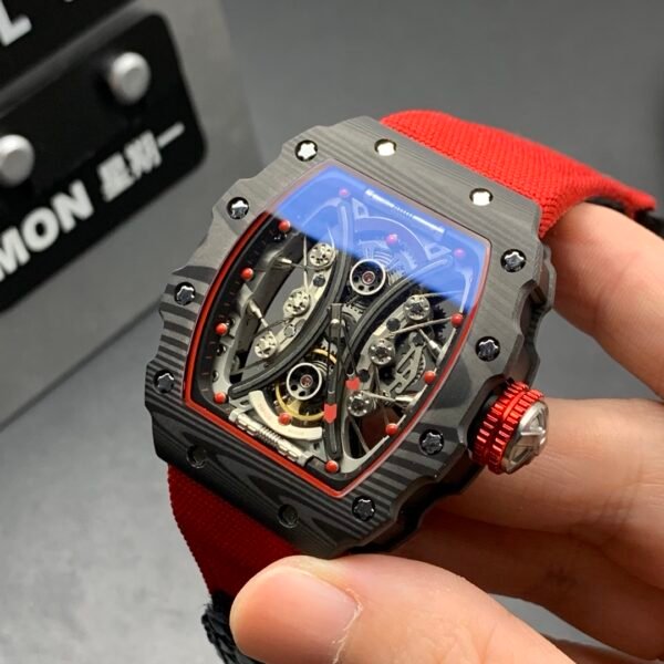 Richard Mille Double Bridge, High Imitation Top-level 1:1 Replicated Clone Wristwatch (Video Review and Actual Shooting) - Image 4