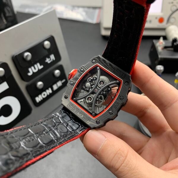 Richard Mille Double Bridge, High Imitation Top-level 1:1 Replicated Clone Wristwatch (Video Review and Actual Shooting) - Image 6