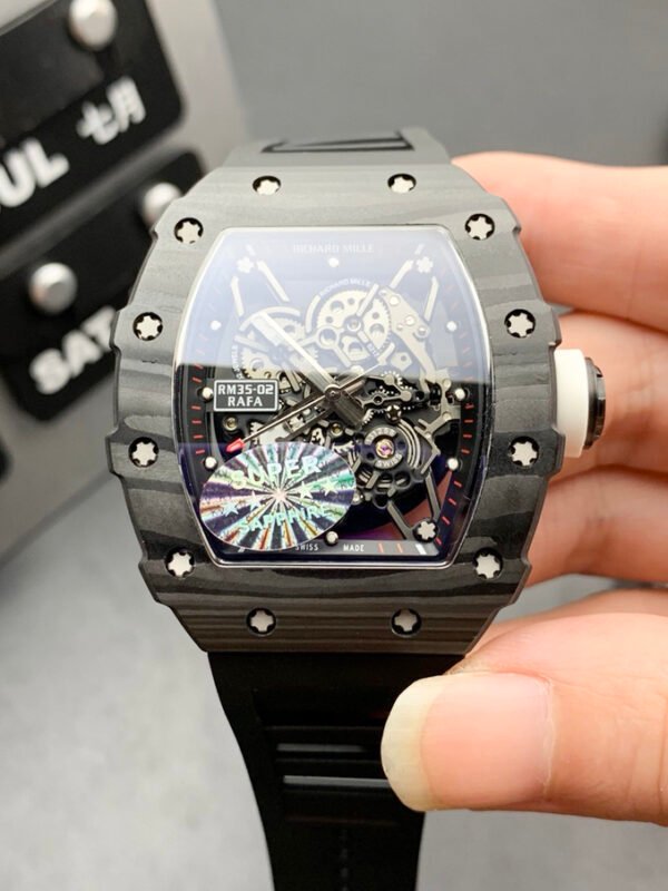 Richard Mille Carbon Fiber, High Imitation Top-level 1:1 Replicated Clone Wristwatch (Video Review and Actual Shooting)