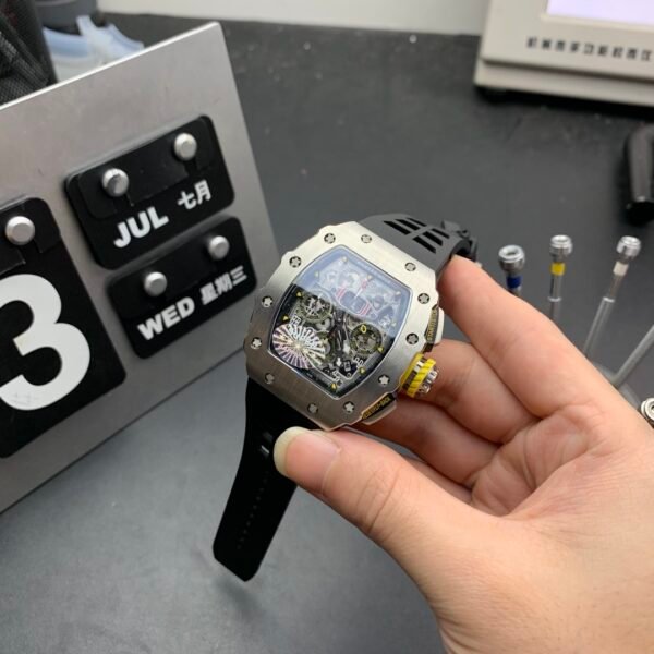 Richard Mille Titanium Alloy, High Imitation Top-level 1:1 Replicated Clone Wristwatch (Video Review and Actual Shooting) - Image 3
