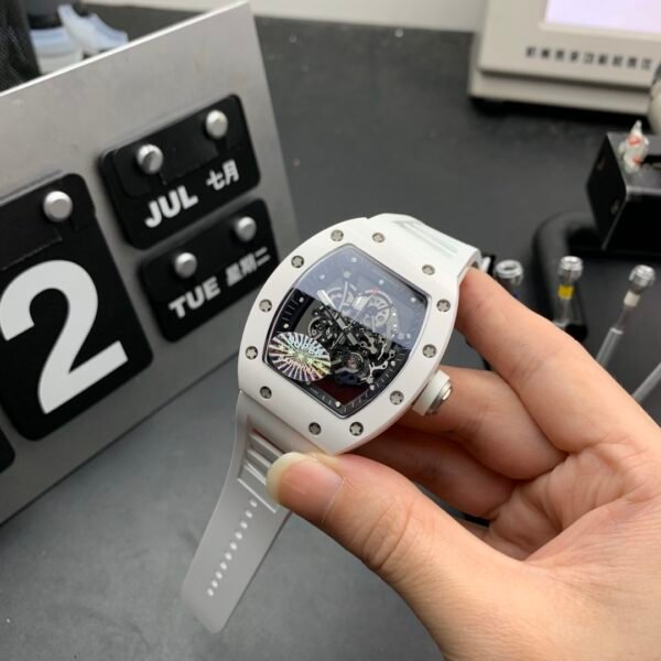 Richard Mille Ceramic, High Imitation Top-level 1:1 Replicated Clone Wristwatch (Video Review and Actual Shooting) - Image 5