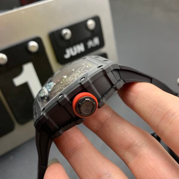 Richard Mille Carbon Fiber, High Imitation Top-level 1:1 Replicated Clone Wristwatch (Video Review and Actual Shooting) - Image 5