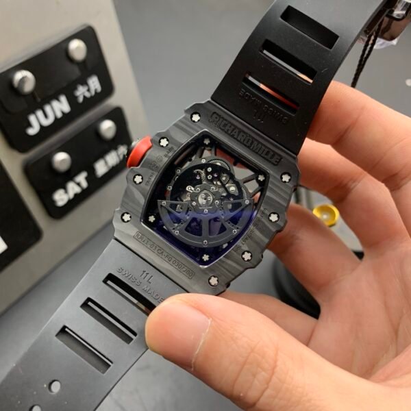 Richard Mille Carbon Fiber, High Imitation Top-level 1:1 Replicated Clone Wristwatch (Video Review and Actual Shooting) - Image 3