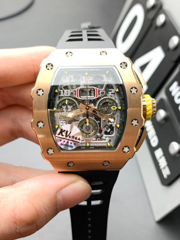 Richard Mille Chronograph, High Imitation Top-level 1:1 Replicated Clone Wristwatch (Video Review and Actual Shooting)