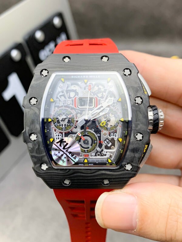 Richard Mille Chronograph, High Imitation Top-level 1:1 Replicated Clone Wristwatch (Video Review and Actual Shooting)