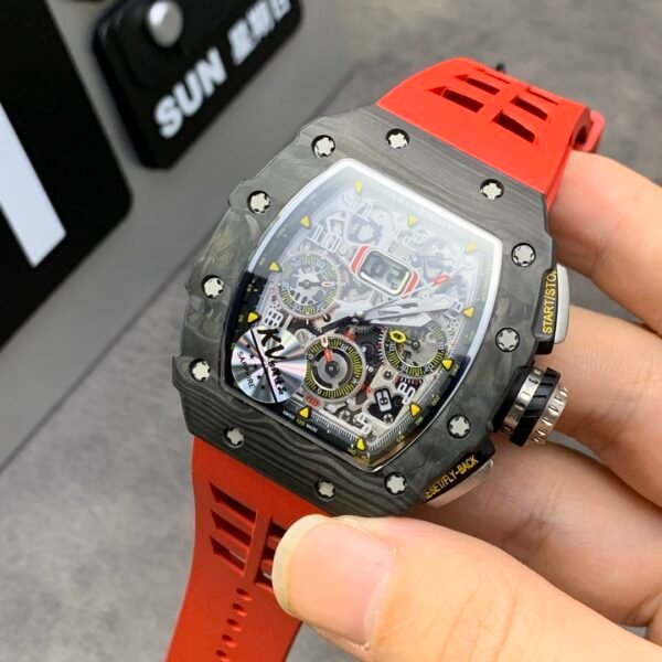 Richard Mille Chronograph, High Imitation Top-level 1:1 Replicated Clone Wristwatch (Video Review and Actual Shooting) - Image 3