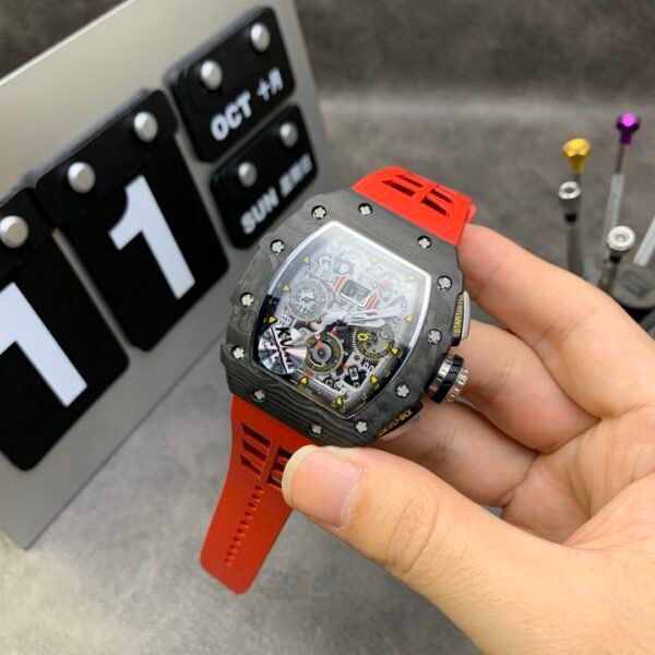 Richard Mille Chronograph, High Imitation Top-level 1:1 Replicated Clone Wristwatch (Video Review and Actual Shooting) - Image 2