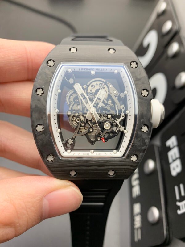 Richard Mille Carbon Fiber, High Imitation Top-level 1:1 Replicated Clone Wristwatch (Video Review and Actual Shooting)