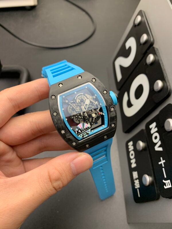 Richard Mille Carbon Fiber, High Imitation Top-level 1:1 Replicated Clone Wristwatch (Video Review and Actual Shooting) - Image 5