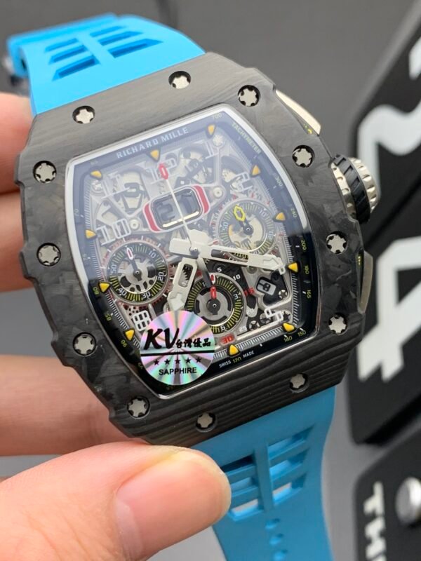 Richard Mille Chronograph, High Imitation Top-level 1:1 Replicated Clone Wristwatch (Video Review and Actual Shooting) - Image 4