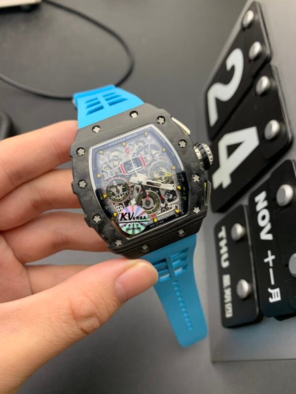 Richard Mille Chronograph, High Imitation Top-level 1:1 Replicated Clone Wristwatch (Video Review and Actual Shooting) - Image 5