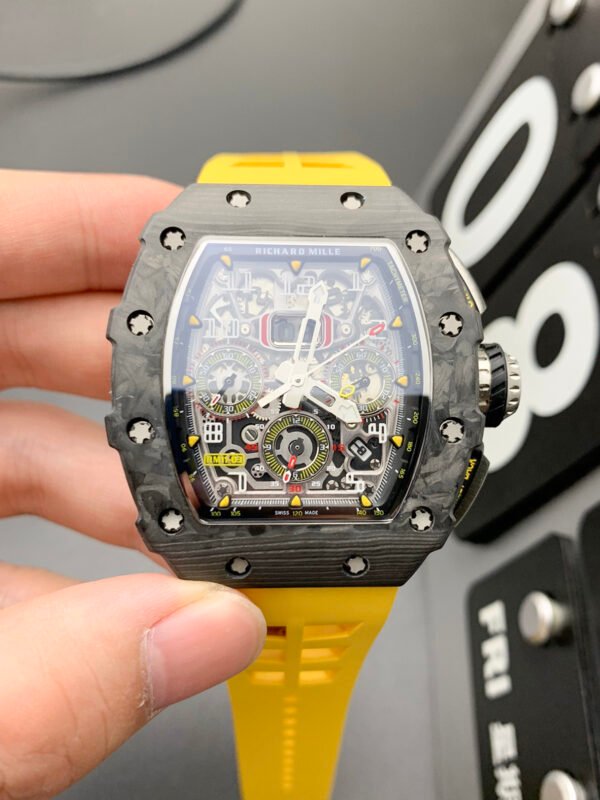 Richard Mille Chronograph, High Imitation Top-level 1:1 Replicated Clone Wristwatch (Video Review and Actual Shooting)