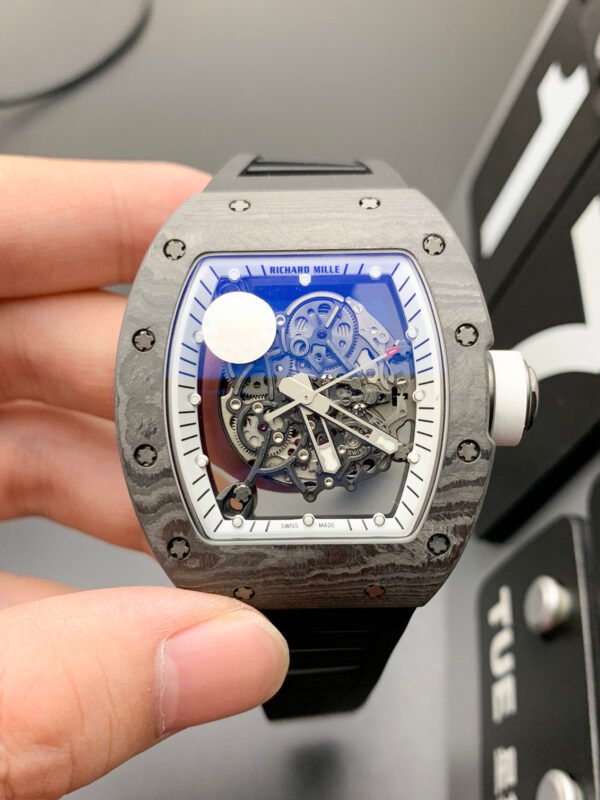 Richard Mille Carbon Fiber, High Imitation Top-level 1:1 Replicated Clone Wristwatch (Video Review and Actual Shooting)