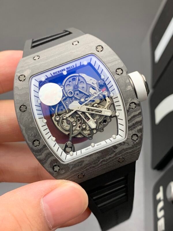 Richard Mille Carbon Fiber, High Imitation Top-level 1:1 Replicated Clone Wristwatch (Video Review and Actual Shooting) - Image 4