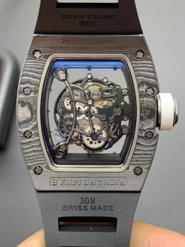 Richard Mille Carbon Fiber, High Imitation Top-level 1:1 Replicated Clone Wristwatch (Video Review and Actual Shooting) - Image 6