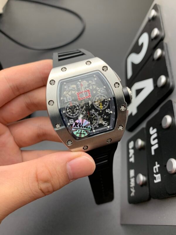 Richard Mille Chronograph, High Imitation Top-level 1:1 Replicated Clone Wristwatch (Video Review and Actual Shooting) - Image 6