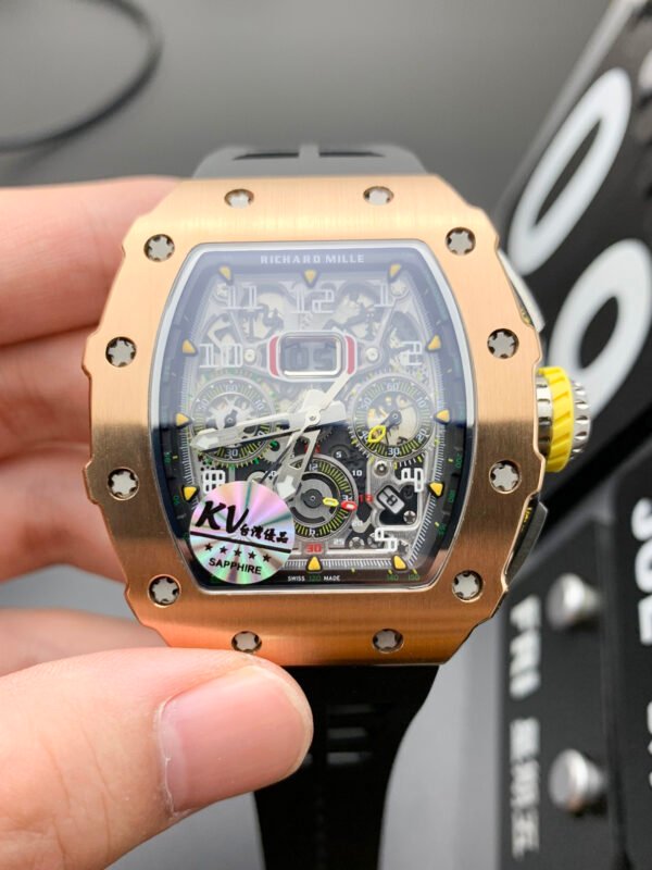 Richard Mille Chronograph, High Imitation Top-level 1:1 Replicated Clone Wristwatch (Video Review and Actual Shooting)
