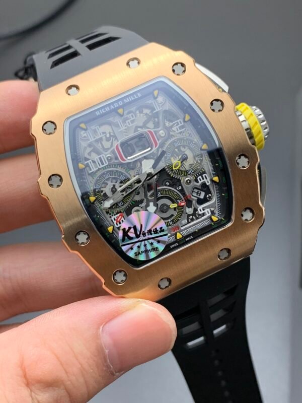 Richard Mille Chronograph, High Imitation Top-level 1:1 Replicated Clone Wristwatch (Video Review and Actual Shooting) - Image 2